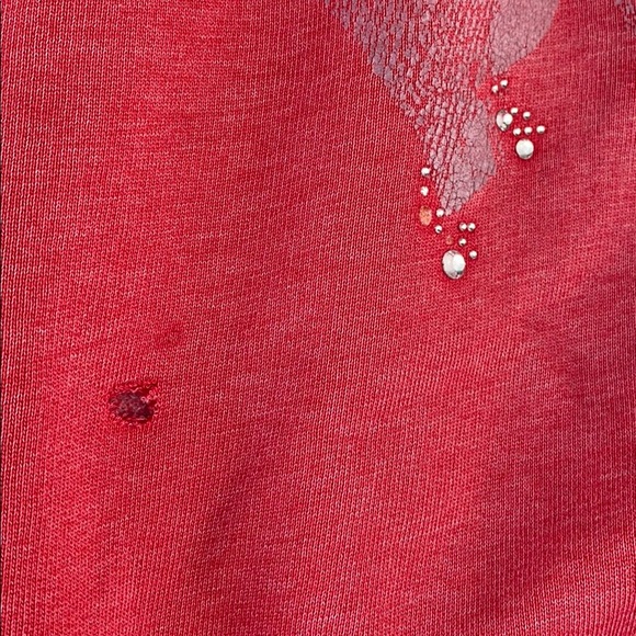 WOMENS PINK Victoria’s Secret red sweatpants size XS❤️❣️❤️🔥💔❤️🩹 - Picture 5 of 6